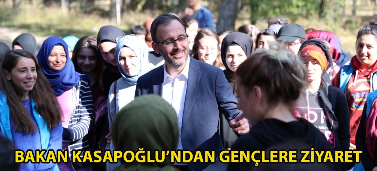 Bakan Kasapoğlu'ndan gençlere ziyaret