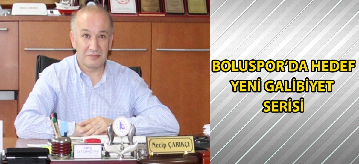 Boluspor'da hedef yeni galibiyet serisi