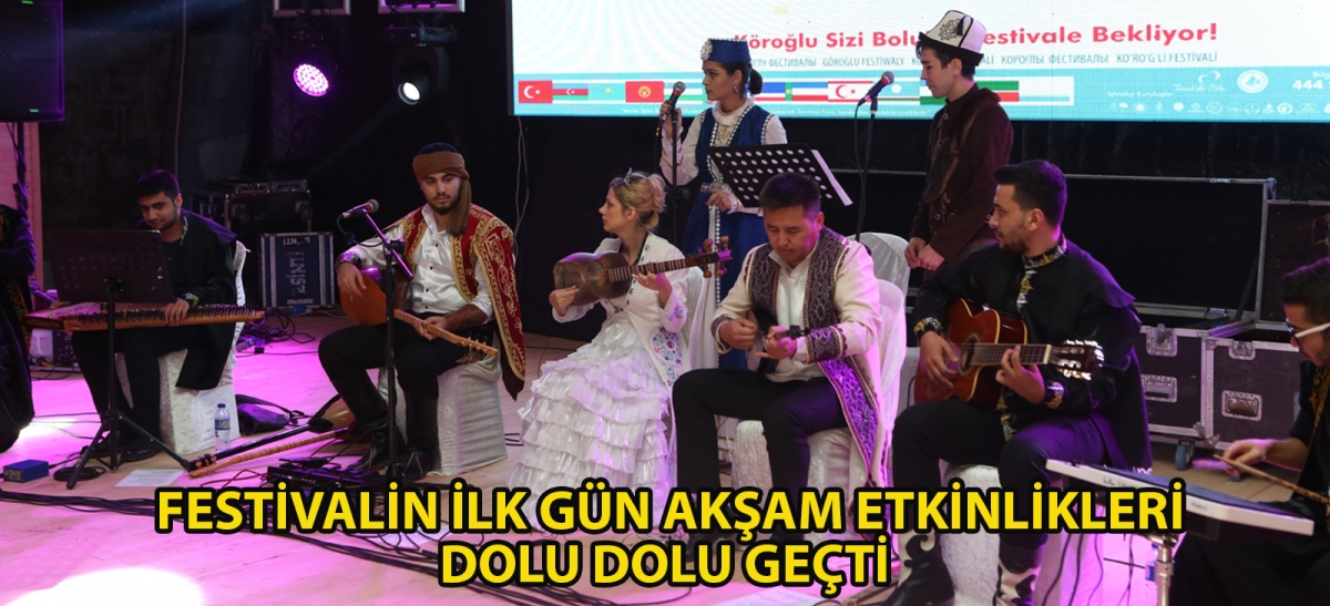Festivalin ilk gün akşam etkinlikleri dolu dolu geçti