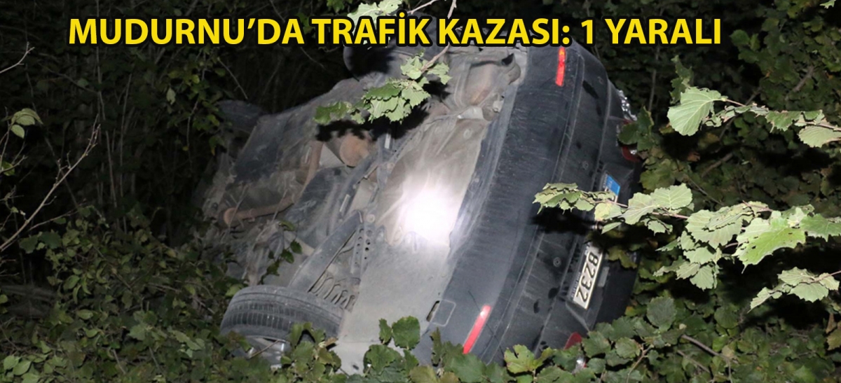 Mudurnu'da trafik kazası: 1 yaralı