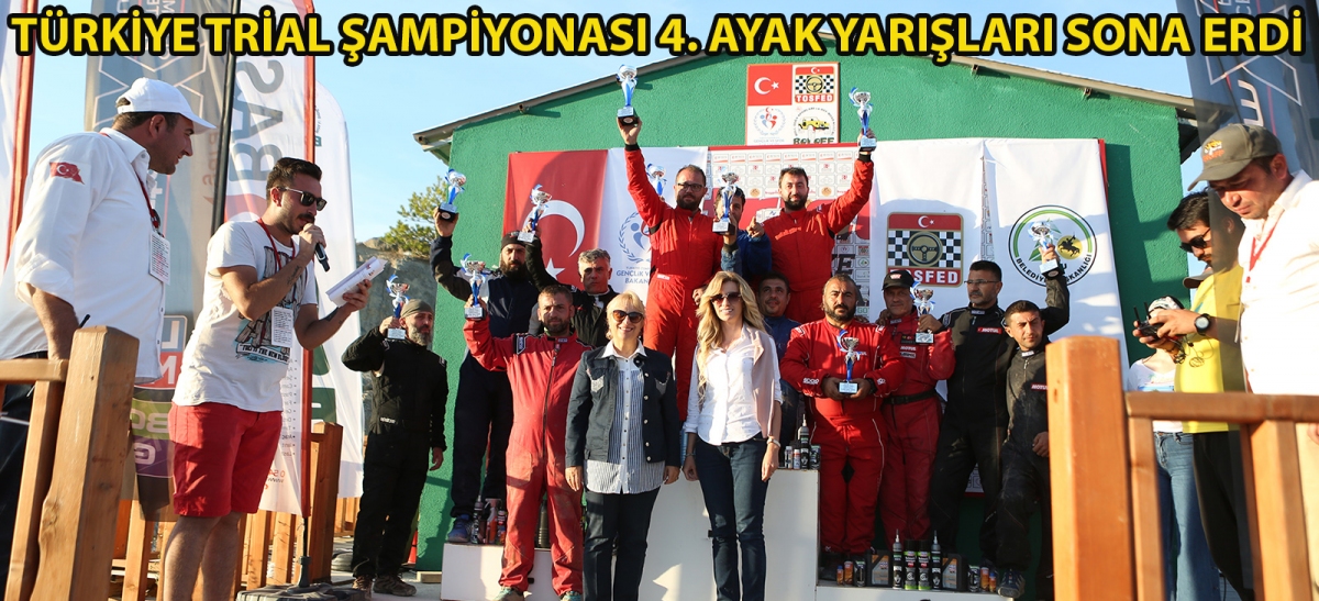 Türkiye Trial şampiyonası 4. Ayak yarışları sona erdi