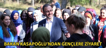 Bakan Kasapoğlu'ndan gençlere ziyaret