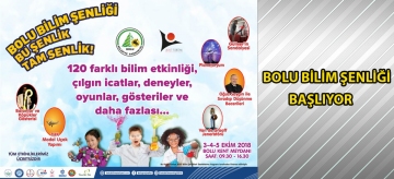 Bolu Bilim Şenliği Başlıyor