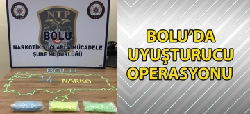 Bolu'da uyuşturucu operasyonu