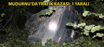Mudurnu'da trafik kazası: 1 yaralı