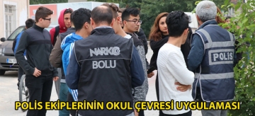 Polis ekiplerinin okul çevresi uygulaması