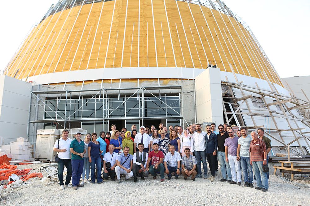 BAŞKAN YILMAZ BASIN MENSUPLARINA PROJELERİNİ ANLATTI