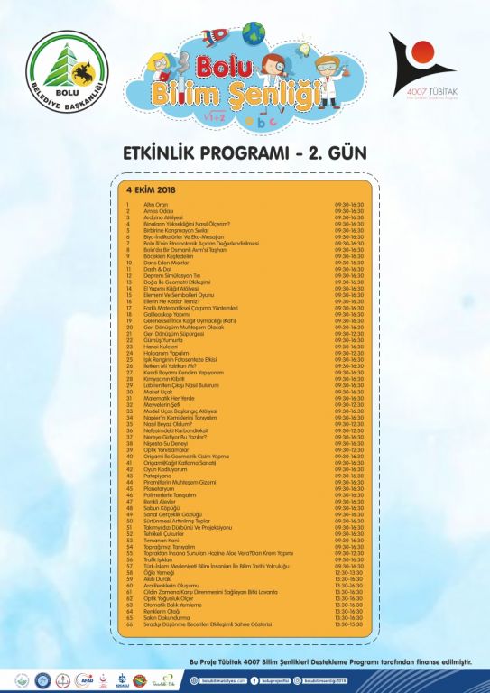 Bolu Bilim Şenliği Başlıyor