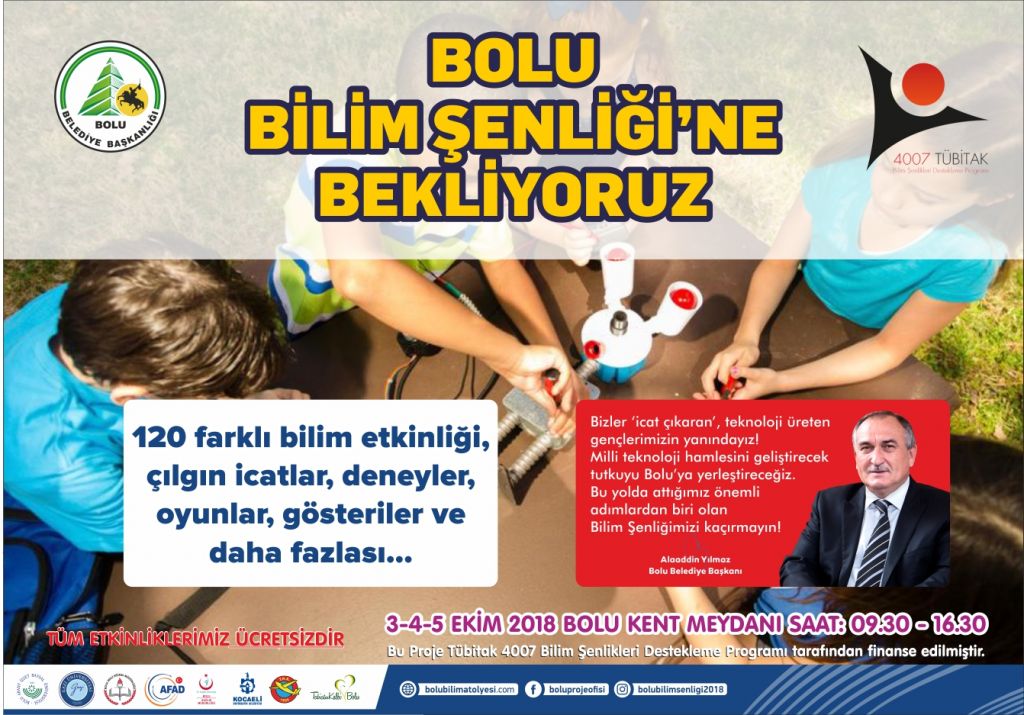 Bolu Bilim Şenliği Başlıyor