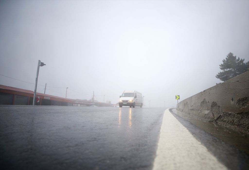 Bolu Dağı'nda yoğun sis