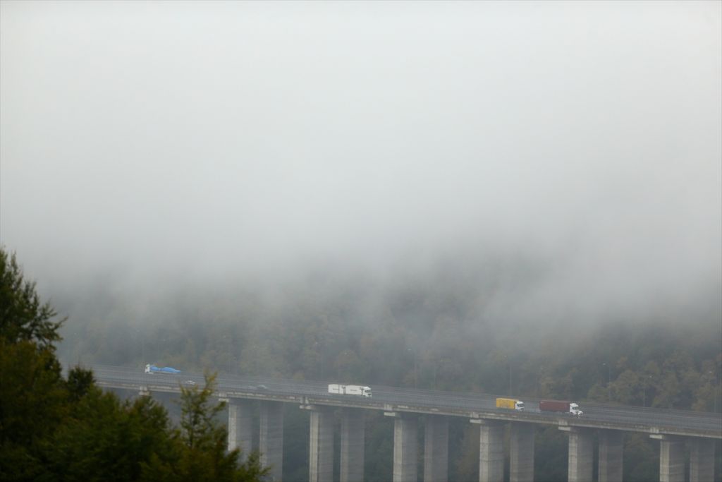 Bolu Dağı'nda yoğun sis