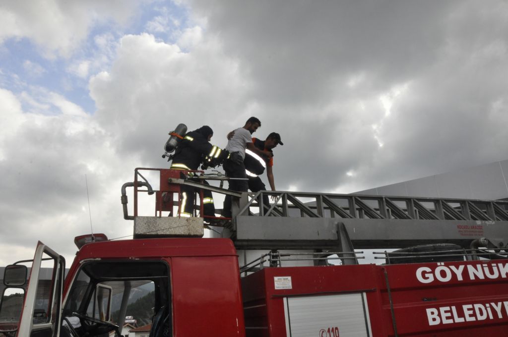 Göynük Belediyesi İtfaiye ekiplerinden eğitim