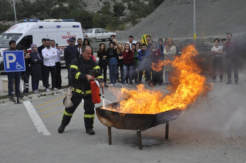 Göynük Belediyesi İtfaiye ekiplerinden eğitim