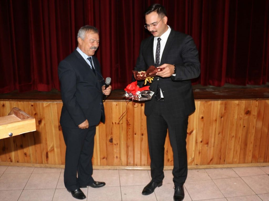 Kaymakam Şahin'e veda programı