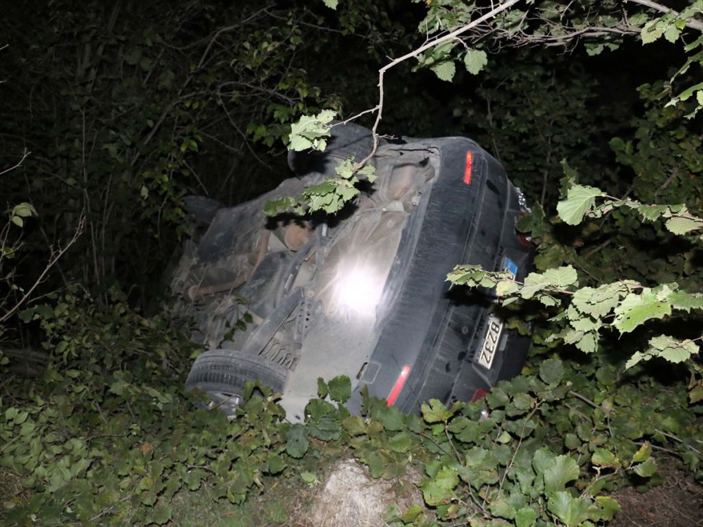 Mudurnu'da trafik kazası: 1 yaralı