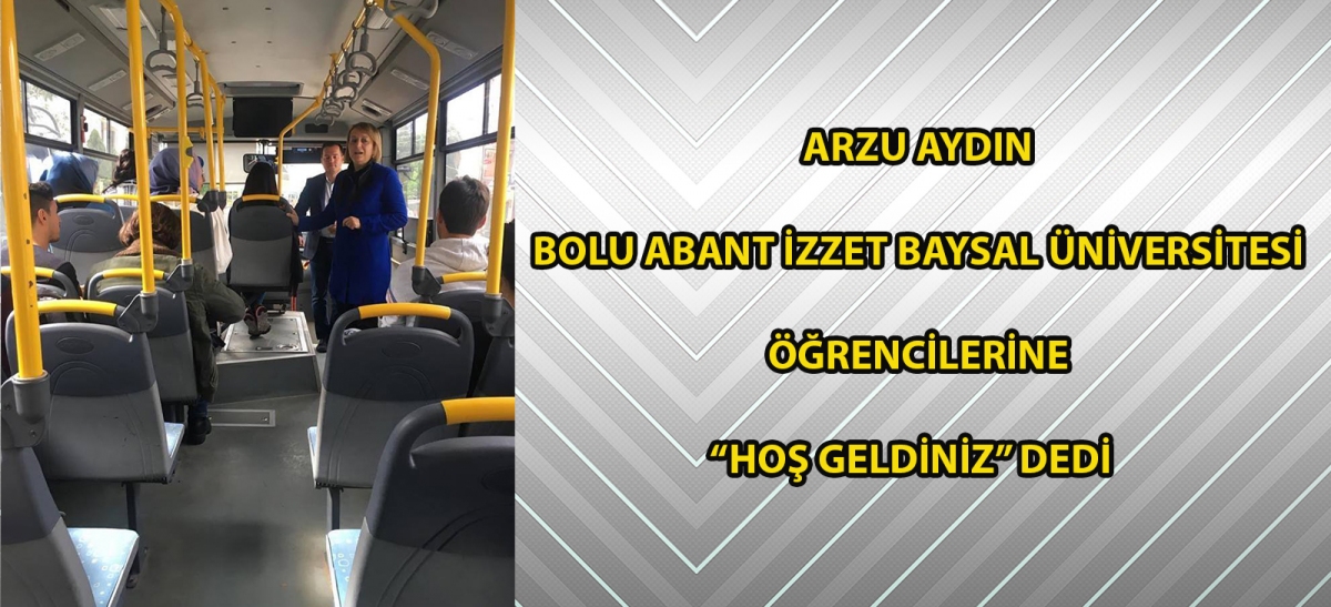Arzu Aydın Bolu Abant İzzet Baysal Üniversitesi öğrencilerine 