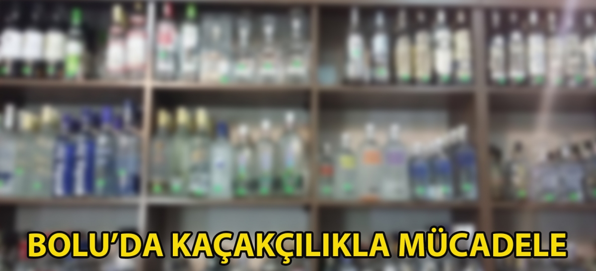 Bolu'da kaçakçılıkla mücadele