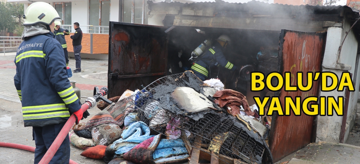 Bolu'da yangın
