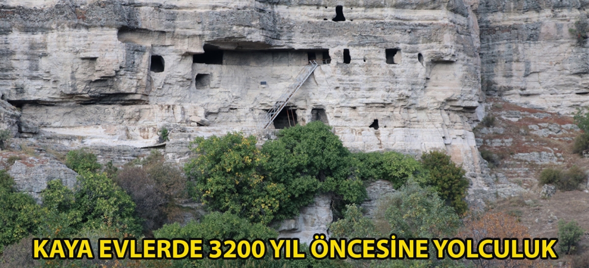 Kaya evlerde 3200 yıl öncesine yolculuk