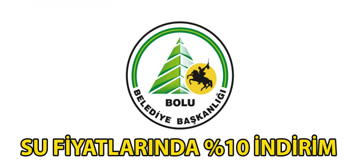 Su fiyatlarında %10 indirim