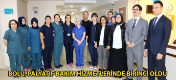 Bolu, palyatif bakım hizmetlerinde birinci oldu