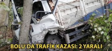 Bolu'da trafik kazası: 2 yaralı