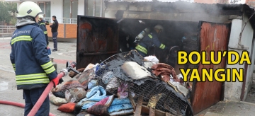 Bolu'da yangın