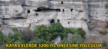 Kaya evlerde 3200 yıl öncesine yolculuk