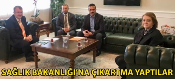 Sağlık Bakanlığı'na çıkartma yaptılar