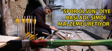 "Spor olsun" diye başladı, şimdi malzeme üretiyor