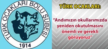 Türk Ocakları: ‘Andımızın okullarımızda yeniden okutulmasını önemli ve gerekli görüyoruz'