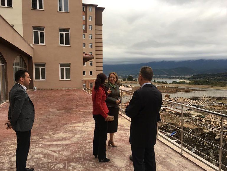 Arzu Aydın yeni KYK binasını inceledi