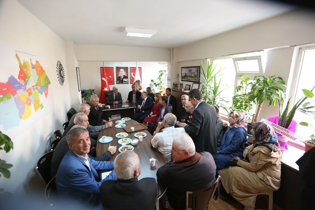 Bolu Belediye Başkanı Alaaddin Yılmaz'dan muhtarlara ziyaret