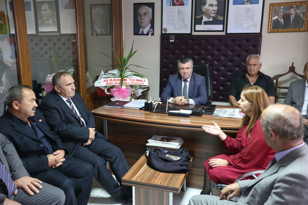 Bolu Belediye Başkanı Alaaddin Yılmaz'dan muhtarlara ziyaret
