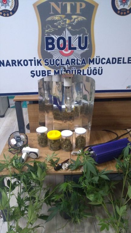 Bolu'da uyuşturucu operasyonu
