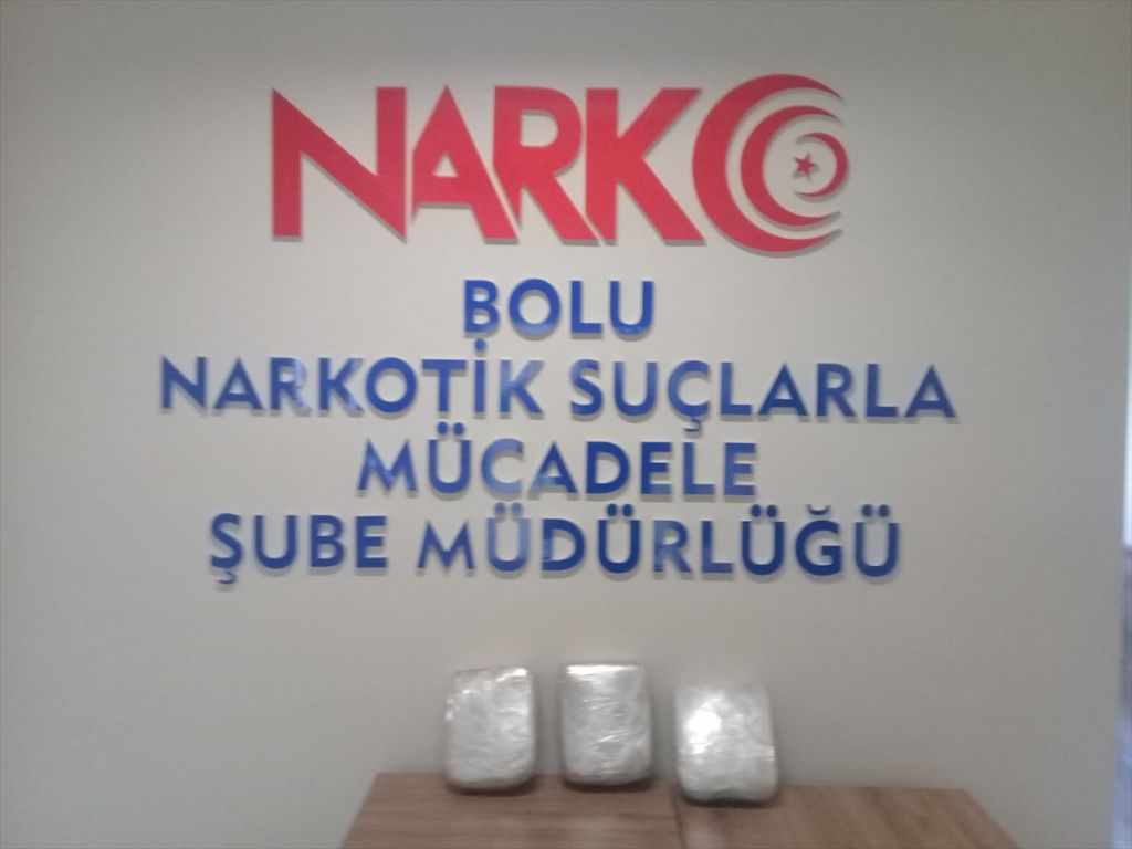 Bolu'da uyuşturucu operasyonu