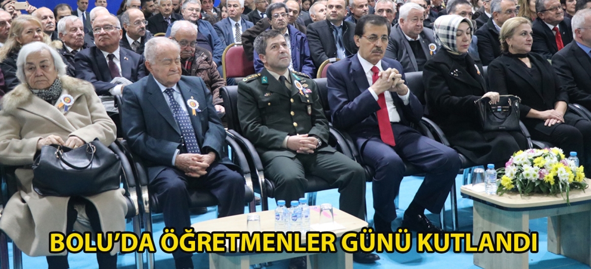 Bolu'da Öğretmenler Günü kutlandı