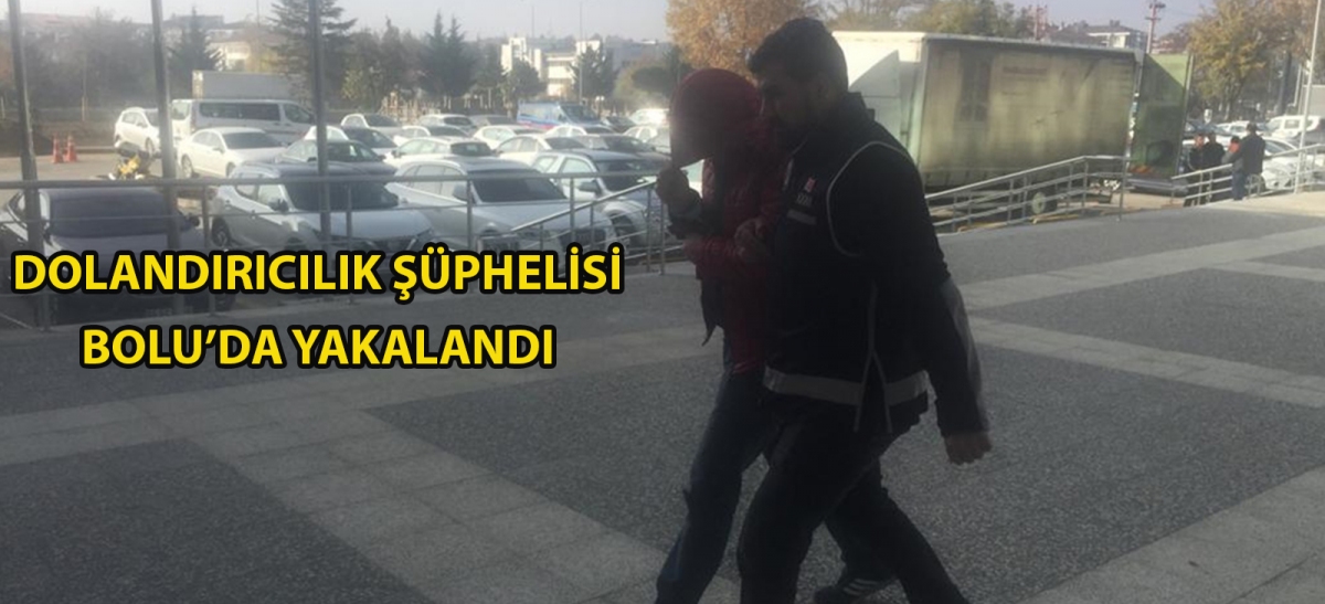 Dolandırıcılık şüphelisi Bolu'da yakalandı
