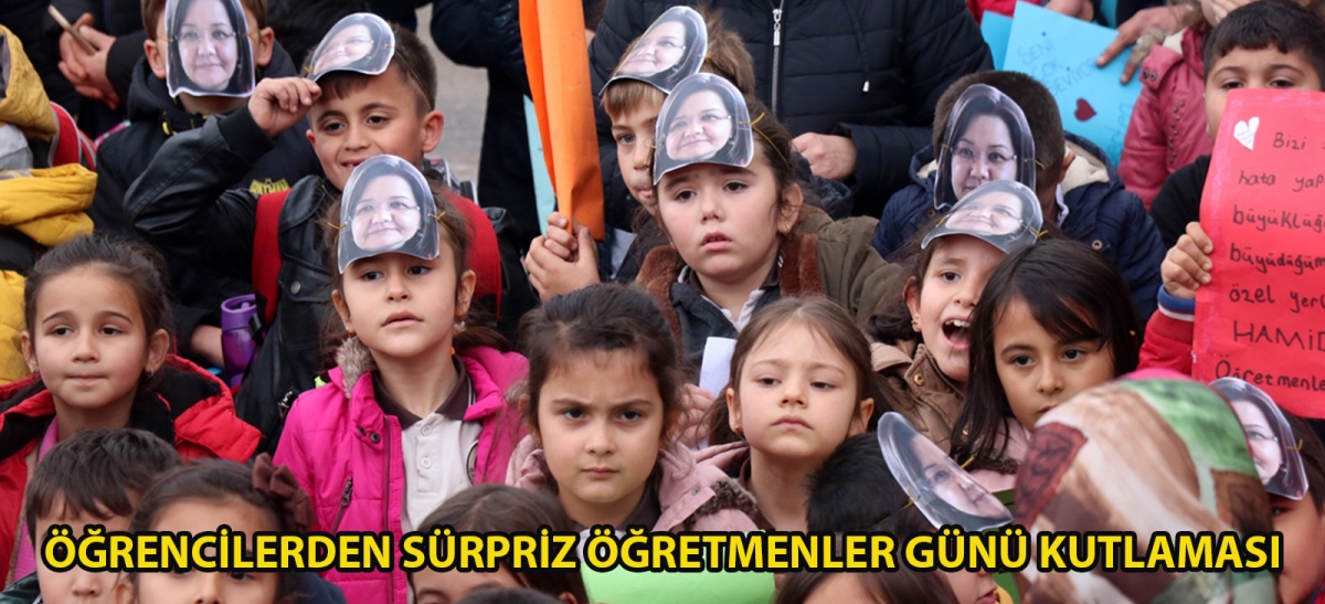Öğrencilerden sürpriz Öğretmenler Günü kutlaması