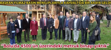 BAŞKAN YILMAZ BASIN MENSUPLARIYLA KAHVALTIDA BİR ARAYA GELDİ