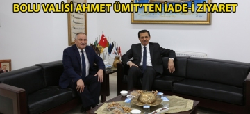 Bolu Valisi Ahmet Ümit'ten iade-i ziyaret
