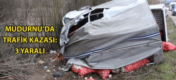Mudurnu'da trafik kazası: 3 yaralı