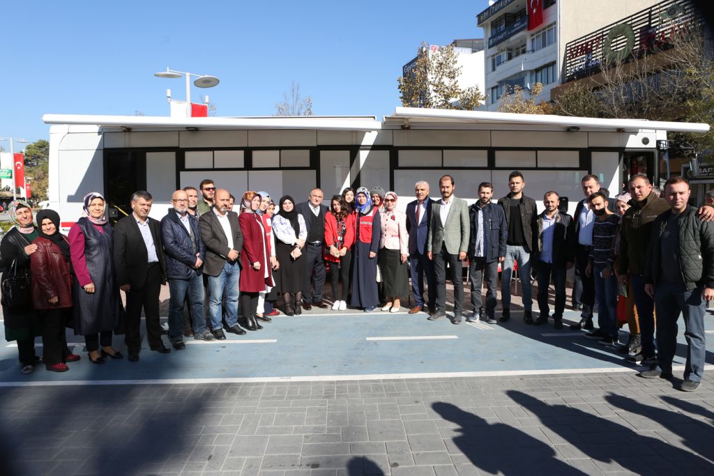 Bolu Belediye Başkanı Alaaddin Yılmaz'dan kan bağışı kampanyasına destek