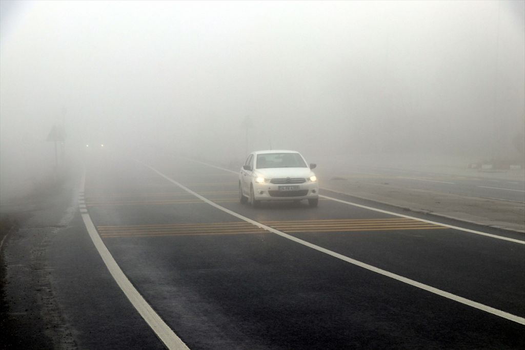 Bolu Dağı'nda yoğun sis