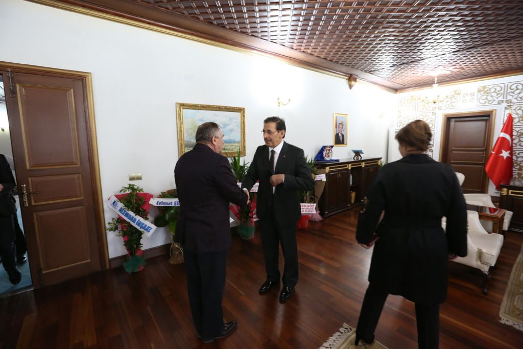 Bolu Valisi Ahmet Ümit'e hayırlı olsun ziyareti