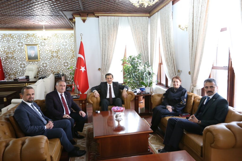 Bolu Valisi Ahmet Ümit'e hayırlı olsun ziyareti