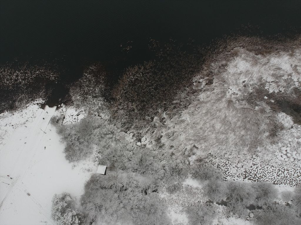 Bolu'da kar yağışı aralıklarla devam ediyor