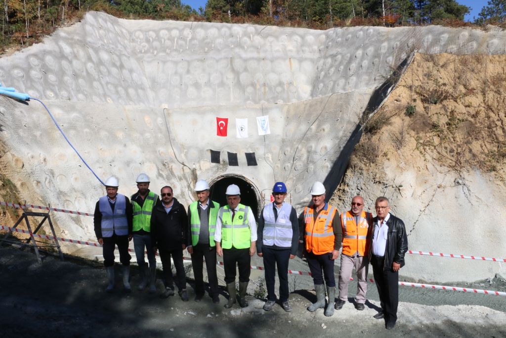 Karadere İçme Suyu Tüneli tamamlandı şimdi sıra isale hattında