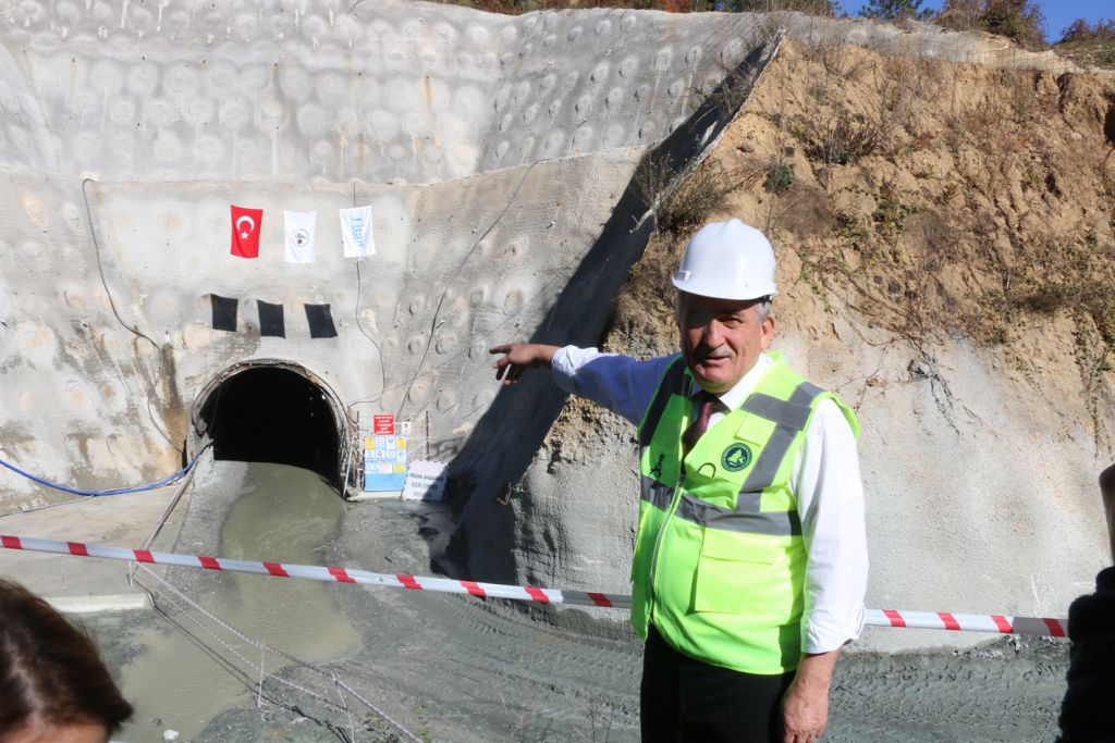 Karadere İçme Suyu Tüneli tamamlandı şimdi sıra isale hattında