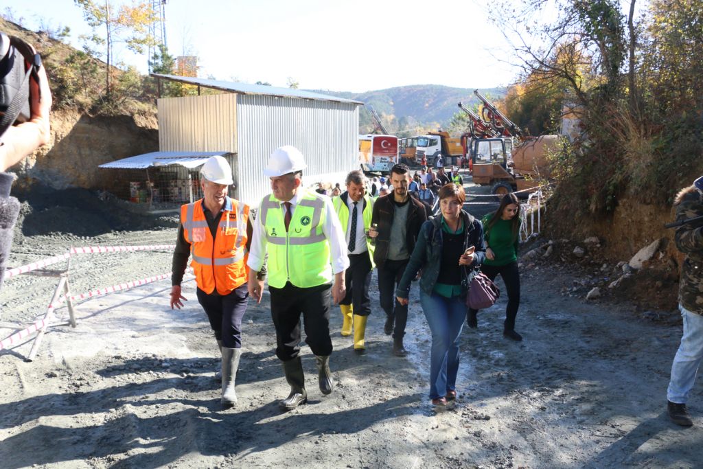 Karadere İçme Suyu Tüneli tamamlandı şimdi sıra isale hattında